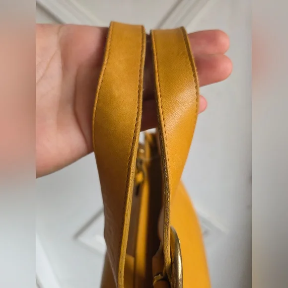 Vintage Coach Yellow Waverly Satchel 4133💛